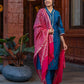 Rangrez Exquisite Hand Embroidered Chanderi Kurta