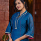 Rangrez Exquisite Hand Embroidered Chanderi Kurta