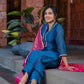 Rangrez Exquisite Hand Embroidered Chanderi Kurta