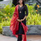 Raatrani Intricate Hand Embroidered Chanderi Kurta