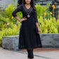 Raatrani Intricate Hand Embroidered Chanderi Kurta