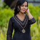 Raatrani Intricate Hand Embroidered Chanderi Kurta