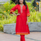 Riwaayat Cotton Silk Gotapatti Kurta