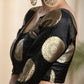 Pure Banarasi Blouse in Black and Gold with Lace on neckline and sleeves . Lining Given