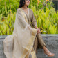 Noorani Cotton Silk Angarkha Kurta with Exquisite Tassle Detailing
