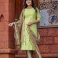 Baagh Delicate Antique Hand Embroidered Chanderi Kurta