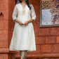 Sitara Hand Embroidered Pleated Chanderi Kurta