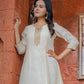 Sitara Hand Embroidered Pleated Chanderi Kurta
