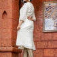 Sitara Hand Embroidered Pleated Chanderi Kurta