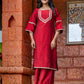 Utsavi Hand Embroidered Cotton Silk Kurta