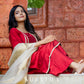 Utsavi Hand Embroidered Cotton Silk Kurta