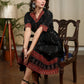 Exclusive Black Ajrakh Dress with beautiful maroon border