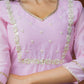 Chand Gulab Hand Embroidered Chanderi Kurta