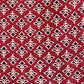 Maroon Ajrakh Suit Set wth Black Ikat Bottom and Georgette Dupatta