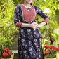 Elegant Cotton Ajrakh Combination Gota Lace Kurta with Pant - Dupatta Optional