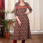 Comfortable Cotton A line Ajrakh Combination Kurta