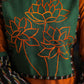 Straight Cut Rust Cotton silk Kurta with Exclusive Embroidered yoke and Pocket