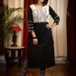 Staight Cut Cotton Handloom Kurta With Intricate  Hand Painted Madhubani Yoke