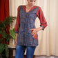 Unique Ajrak Print Combination Top