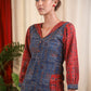 Unique Ajrak Print Combination Top