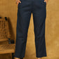 Classy Cotton Blue Trouser