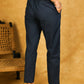 Classy Cotton Blue Trouser