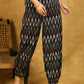 Trendy Cotton Multi-Coloured Ikat Joggers