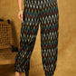 Trendy Cotton Multi-Coloured Ikat Joggers