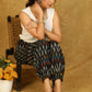 Trendy Cotton Multi-Coloured Ikat Joggers