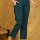 Smart Cotton Teal Blue Trouser