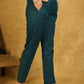 Smart Cotton Teal Blue Trouser