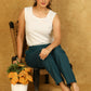 Smart Cotton Teal Blue Trouser