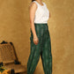 Smart Cotton Green Ikat Joggers