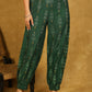 Smart Cotton Green Ikat Joggers