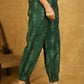 Smart Cotton Green Ikat Joggers
