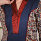 Trendy Straight Cut Cotton Kalamkari Print Kurta With Khun Neckline