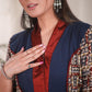 Trendy Straight Cut Cotton Kalamkari Print Kurta With Khun Neckline