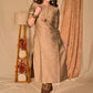 Exclusive Gold Cotton Silk Kurta with Beautiful Embroidery Front and Sleeves - Pant Optional
