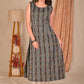 Beautiful A Line Sleeveless Black Cotton Ikat Kurta - Pant Optional