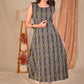 Beautiful A Line Sleeveless Black Cotton Ikat Kurta - Pant Optional
