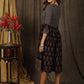Beautiful Ajrakh combination gathered dress