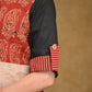 Cotton Ajrakh Top with Ambi Ajrakh and Stipes Ajrakh Combination