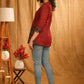 Maroon Cotton Top with Black Ajrakh Combination