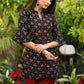 Beautiful Cotton Black Ajrakh Tunic