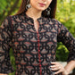 Beautiful Cotton Black Ajrakh Tunic