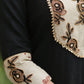 Black Cotton Silk Tunic with Beautiful Hand Embroidered Yoke and Sleeves