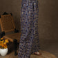 Smart Casual Animal Print Palazzo Pant
