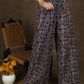 Smart Casual Animal Print Palazzo Pant