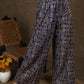 Smart Casual Animal Print Palazzo Pant