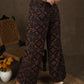 Beautiful Black Ajrakh wide leg palazzo pant